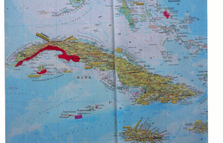 07_01 Mapa původního výskytu krokodýla kubánského